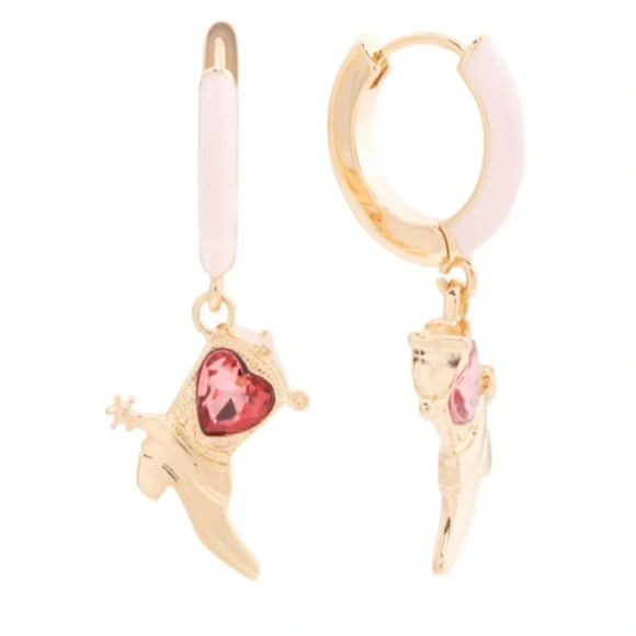 BETSEY JOHNSON SET Southwest Boho Charm Necklace and Cowboy Earrings NEW NWT - Picture 15 of 16